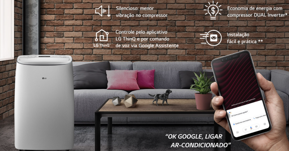 Instalar o aplicativo no celular Lg ThinQ na play store