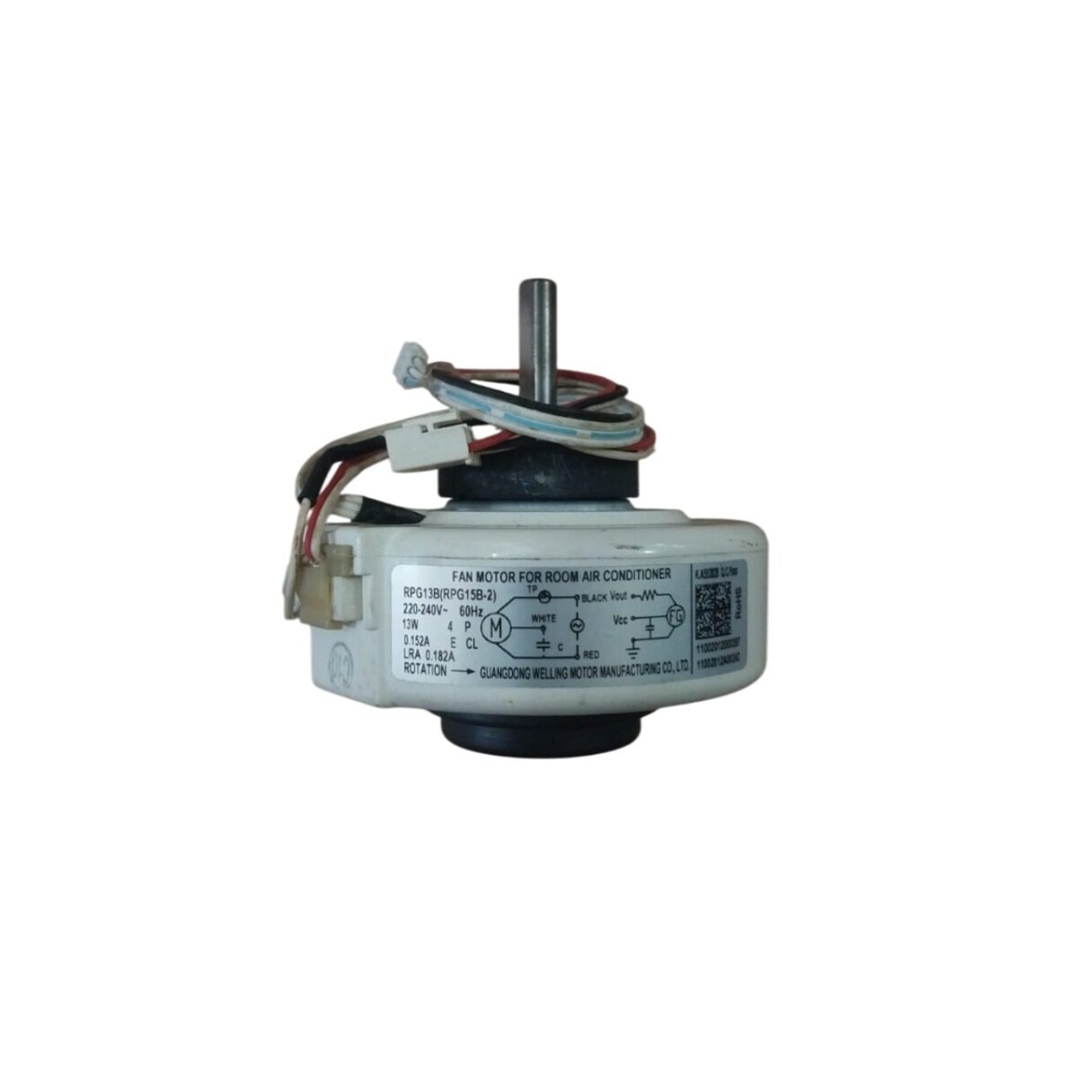 Motor Ventilador Da Evaporadora Ar Condicionado Split Compativel Com Electrolux RPG13B