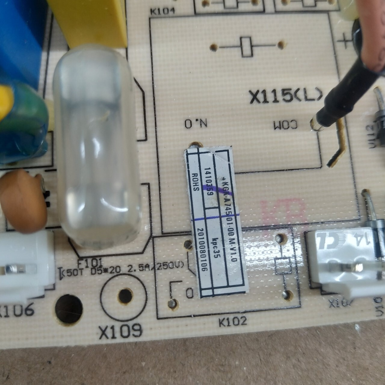 Placa da evaporadora ar condicionado CONSUL CB312BBBNA - Imagem 3
