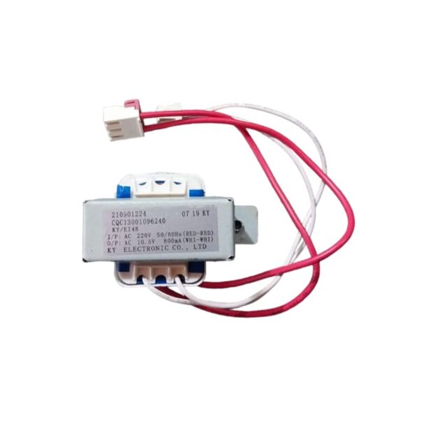 Transformador placa evaporadora ar condicionado ELGIN HTFI12B2FA - AC 10.5V 800mA
