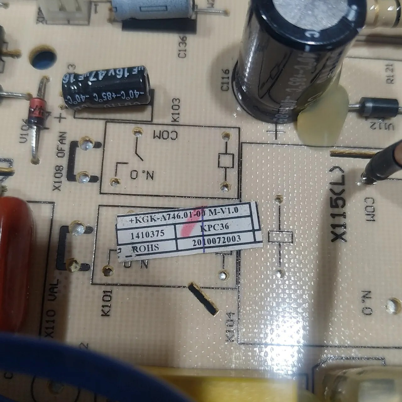 Placa Evaporadora compativel com ar condicionado Consul CBA12BBBNA - Imagem 3