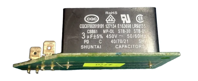 Placa Capacitor do ventiladora evaporadora carrier Carrier UL1-KFR70G
