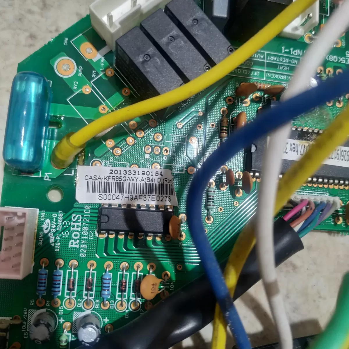 Placa da evaporadora ar condicionado Carrier 201333190154 - Imagem 2