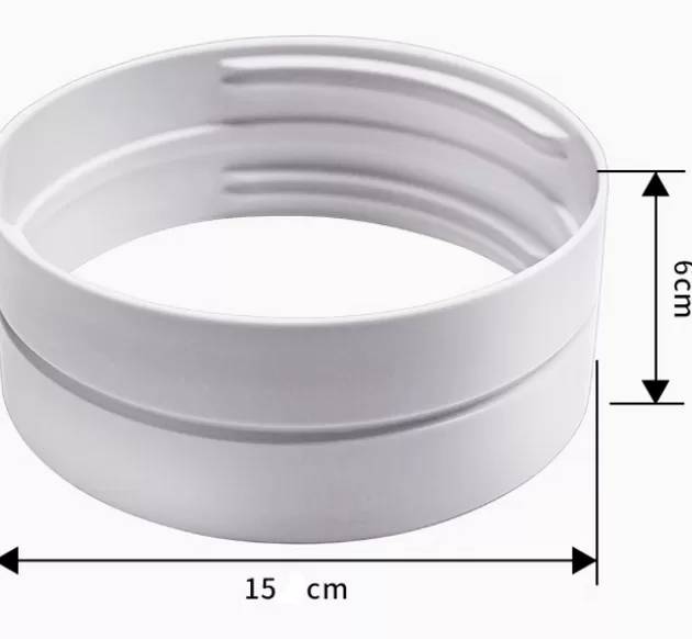 Emenda extensão de tubo rosca interna 15cm para ar condicionado Philco pac12000f5