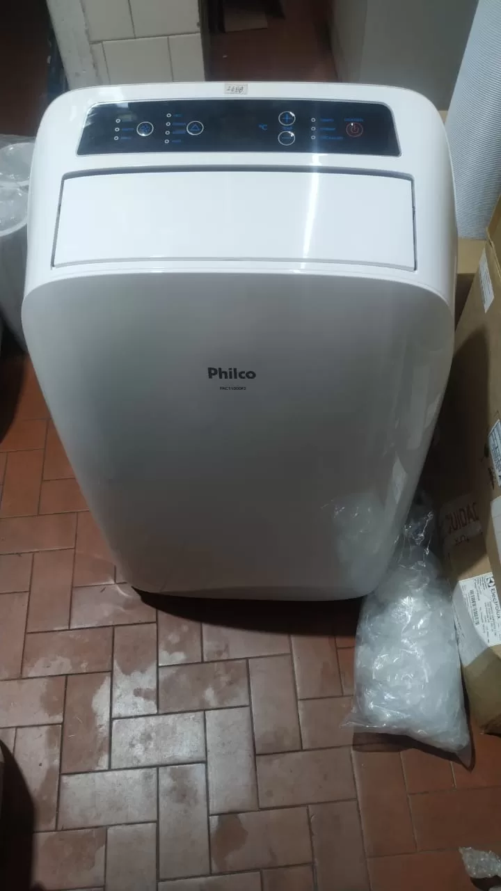 Duto de exaustão branco 15cm para ar condicionado portatil Hisense AP-12CWBRNPS01 - Imagem 2