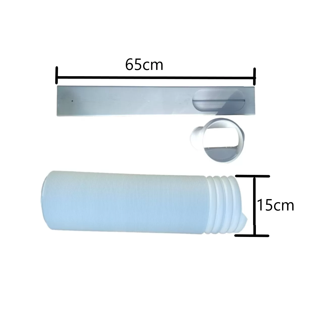 kit régua janela e tubo 15cm para ar condicionado portátil Midea tango MPT10CRV - Imagem 2