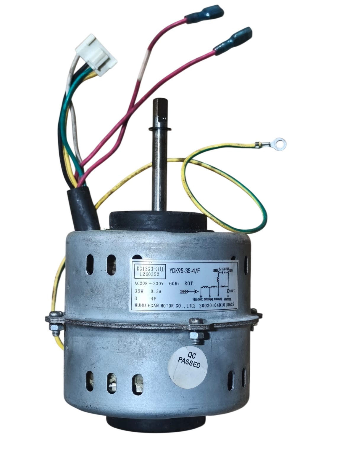 Motor de Ventilação da Evaporadora Ar-Condicionado compativel com CBV22CBBNA