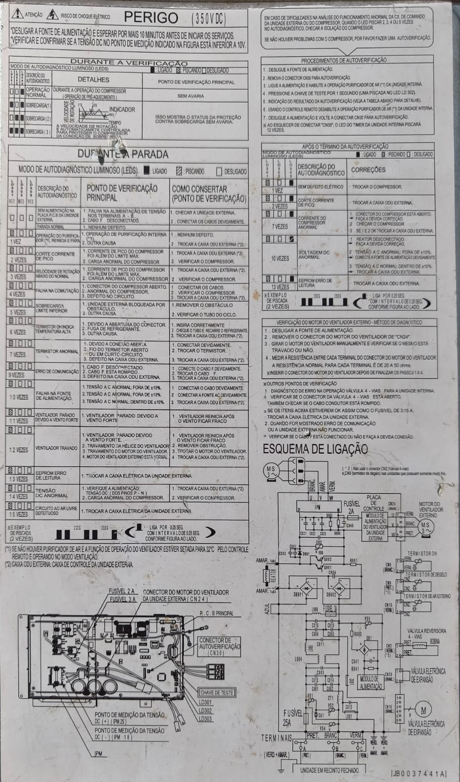 Placa Da Condensador Ar Condicionado Compativel Com Hitachi Raciv18bh - Imagem 3
