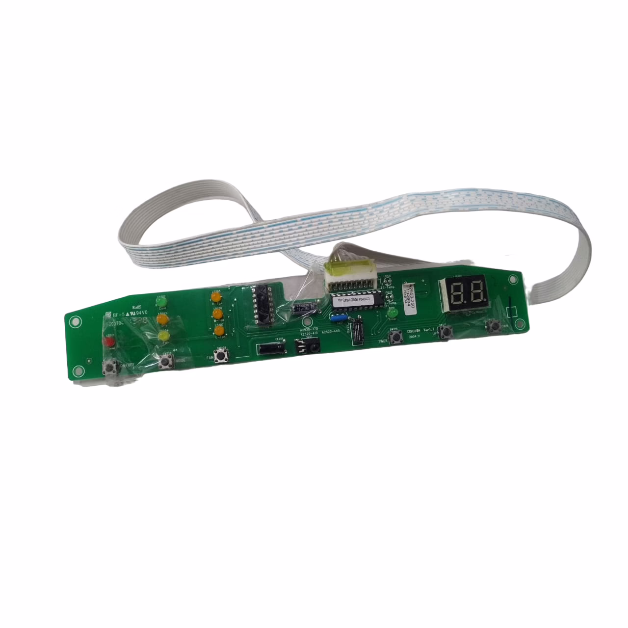 Placa Display botoes do ar condicioando portatil Delonghi AN120BR V1.0