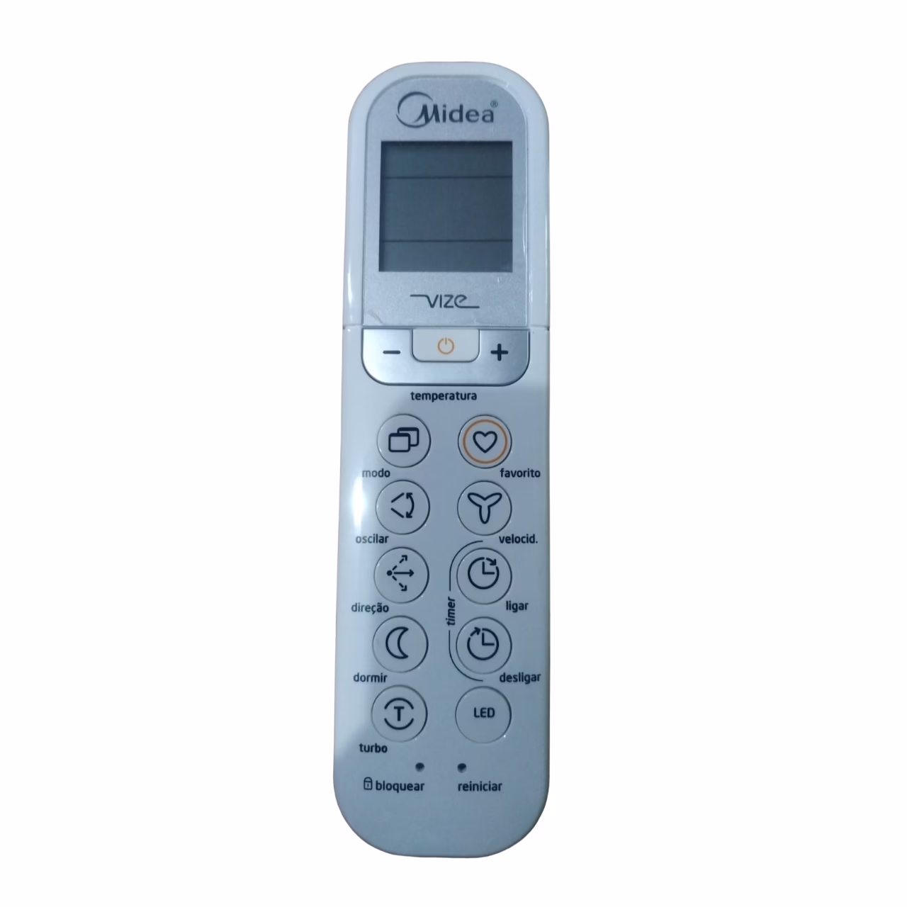 Controle remoto midea vize 42mdca07m5