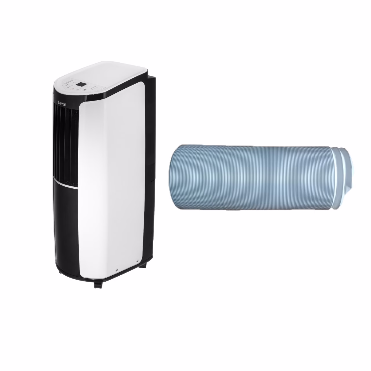 Tubo duto para ar condicionado portatil branco 15cm rosca direito 2 metros - Imagem 2