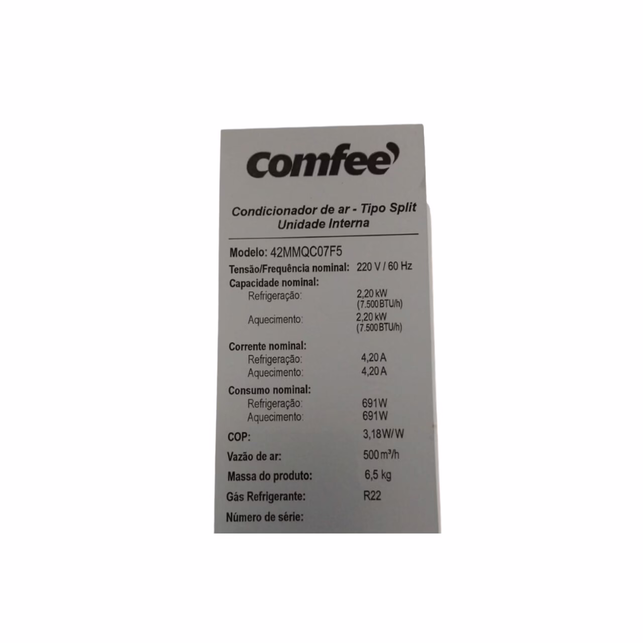 Painel Carenagem Da Evaporadora Ar Condicionado Compativel Com Comfee 42MMQC07F5 - Imagem 3
