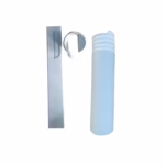 Kit Duto 13cm right branco mangueira conector da Regua + Regua de Janela DG100