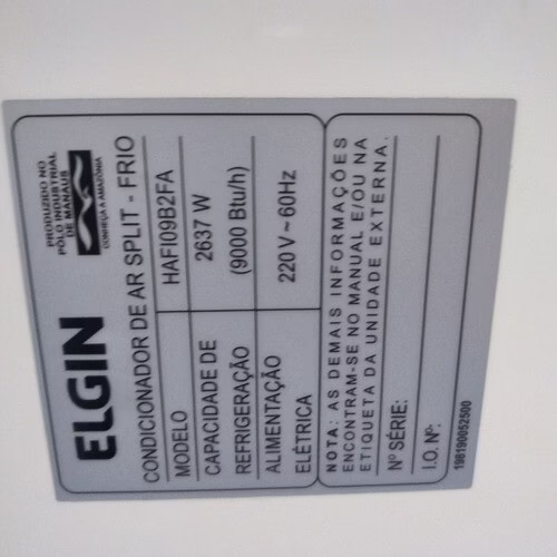 Placa Display Visor Ar Condicionado Split Elgin HAFI18B2FA - Imagem 3