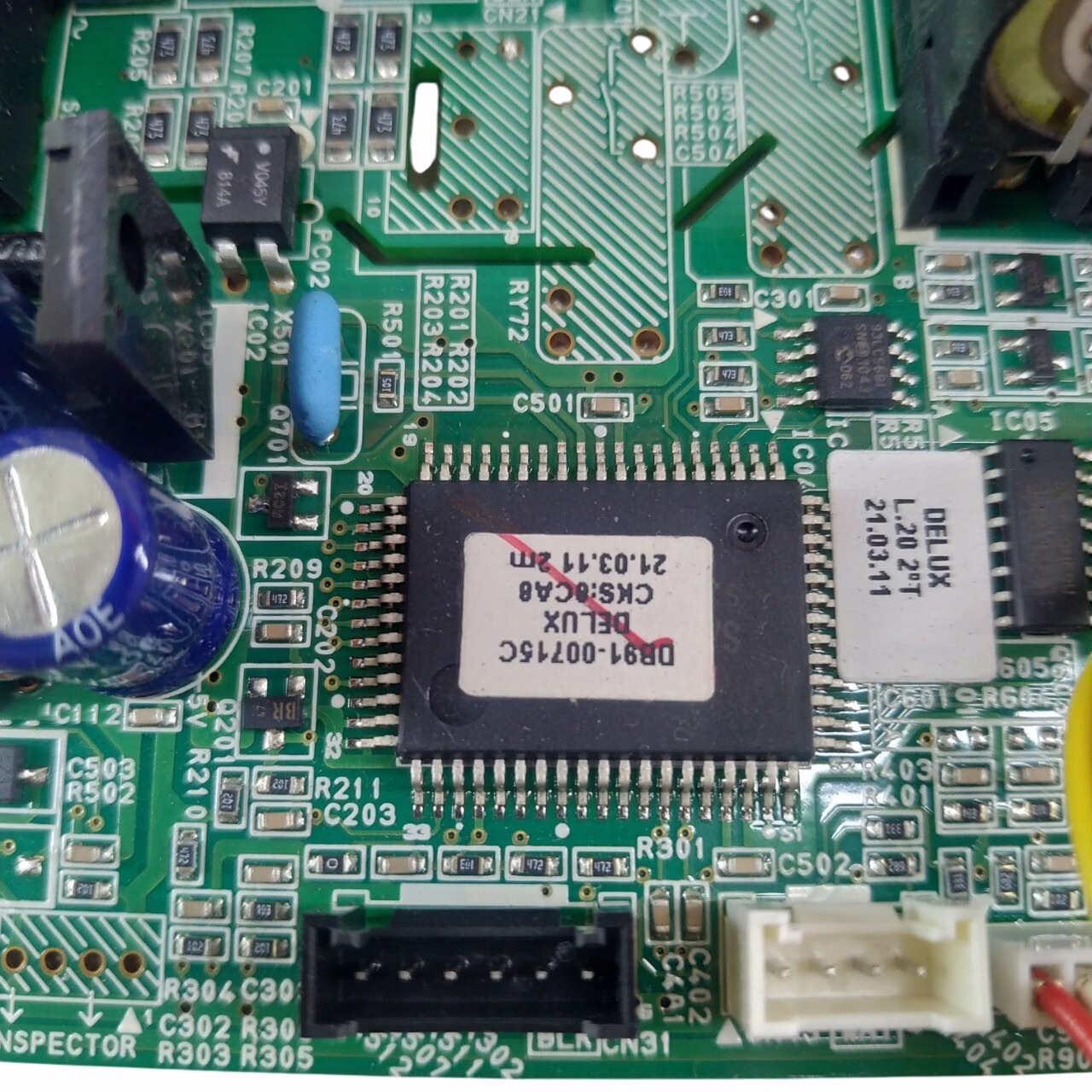 Placa Da Evaporadora Ar Condicionado Compativel Com Samsung AS09ESBTNXAZ AS12ESBTXAZ - Imagem 2