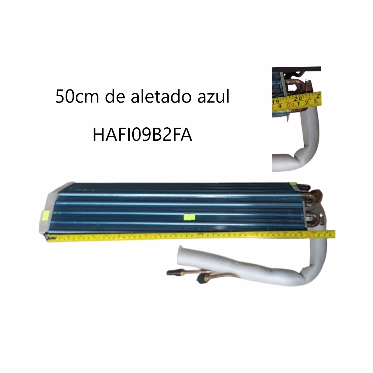 Serpentina Cobre Evaporadora Ar Condicionado Elgin 9.000 Btus HAFI09B2FA / HAFE09B2NA - Imagem 2