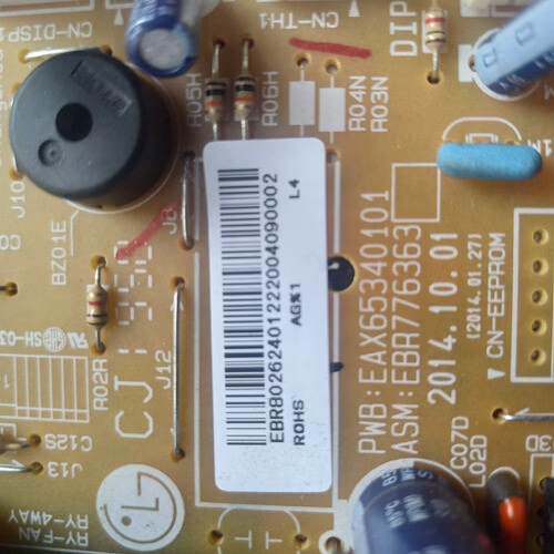 Placa Evaporadora Ar Condicionado LG R22 Ebr802624012 - Imagem 2