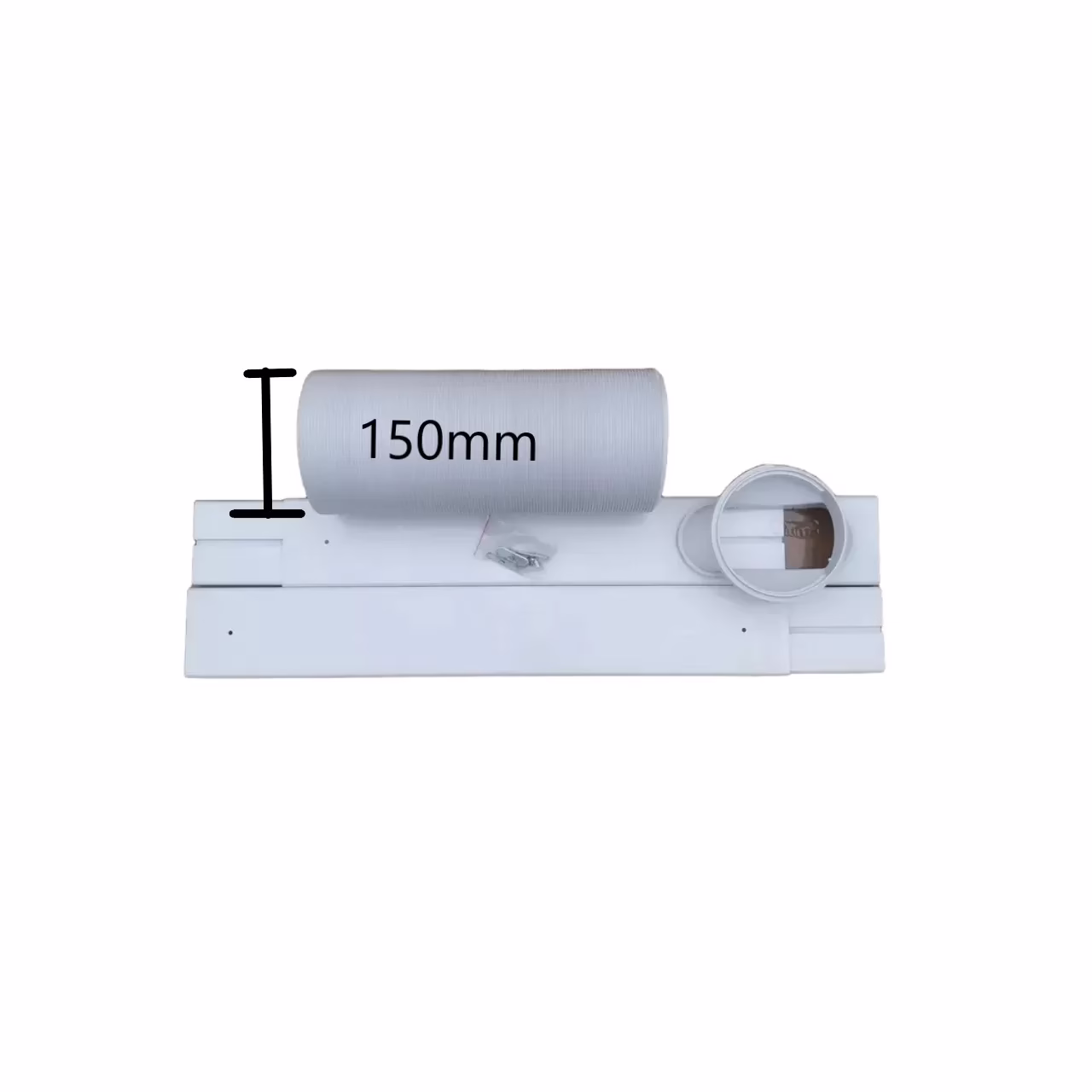 Kit tubo 15cm e regua porta balcao para ar condicionado PORTATIL MIDEA NOVA MPN12-CRV1