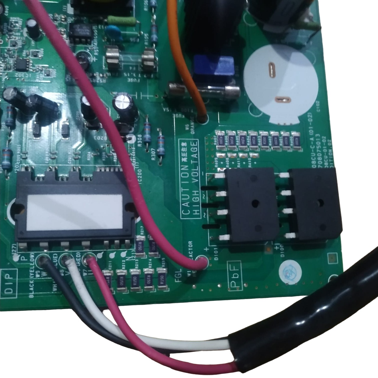 Placa Da Condensadora Ar Condicionado Fujitsu Inverter Aoba14lac2 - 0900hue-C1 - Imagem 2