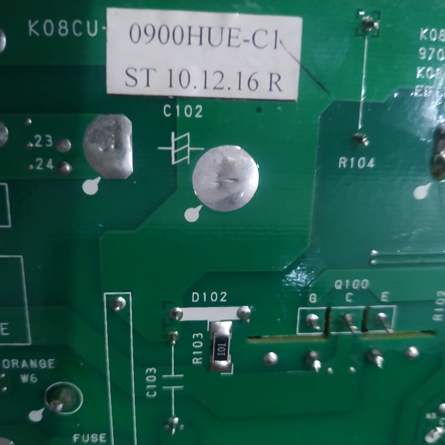 Placa Da Condensadora Ar Condicionado Fujitsu Inverter Aoba14lac2 - 0900hue-C1 - Imagem 4