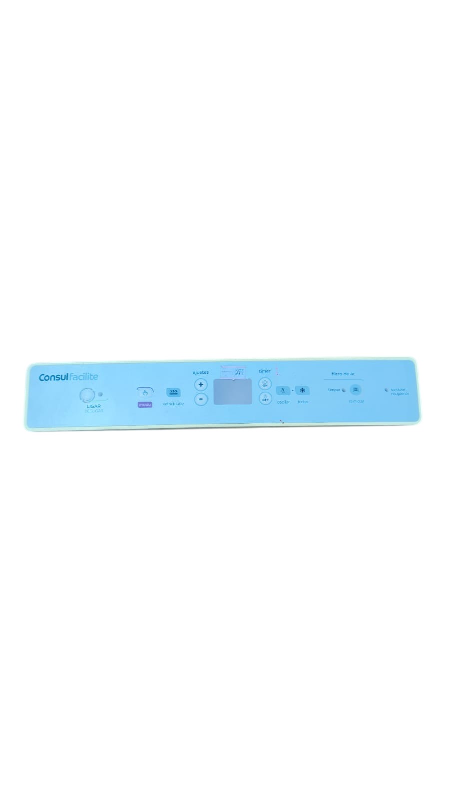 Proteção Da Display Compativel Com Ar Portatil Consul C1a12abbna