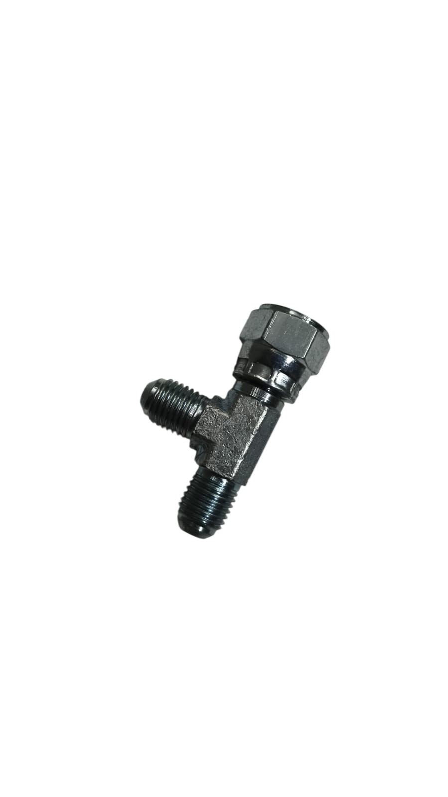 Conexão Tee Tipo T De Metal Rocha 1/4" Sae Para Ar-Condicionado E Refrigeração