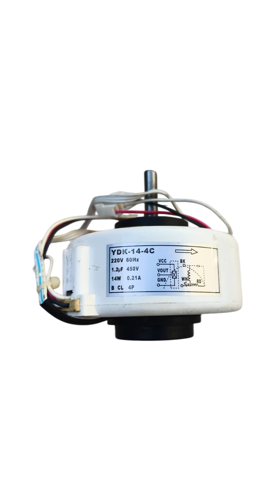 Motor Ventilador De Ar Condicionado Compativel Com  Elgin R22 Ydk-14-4c