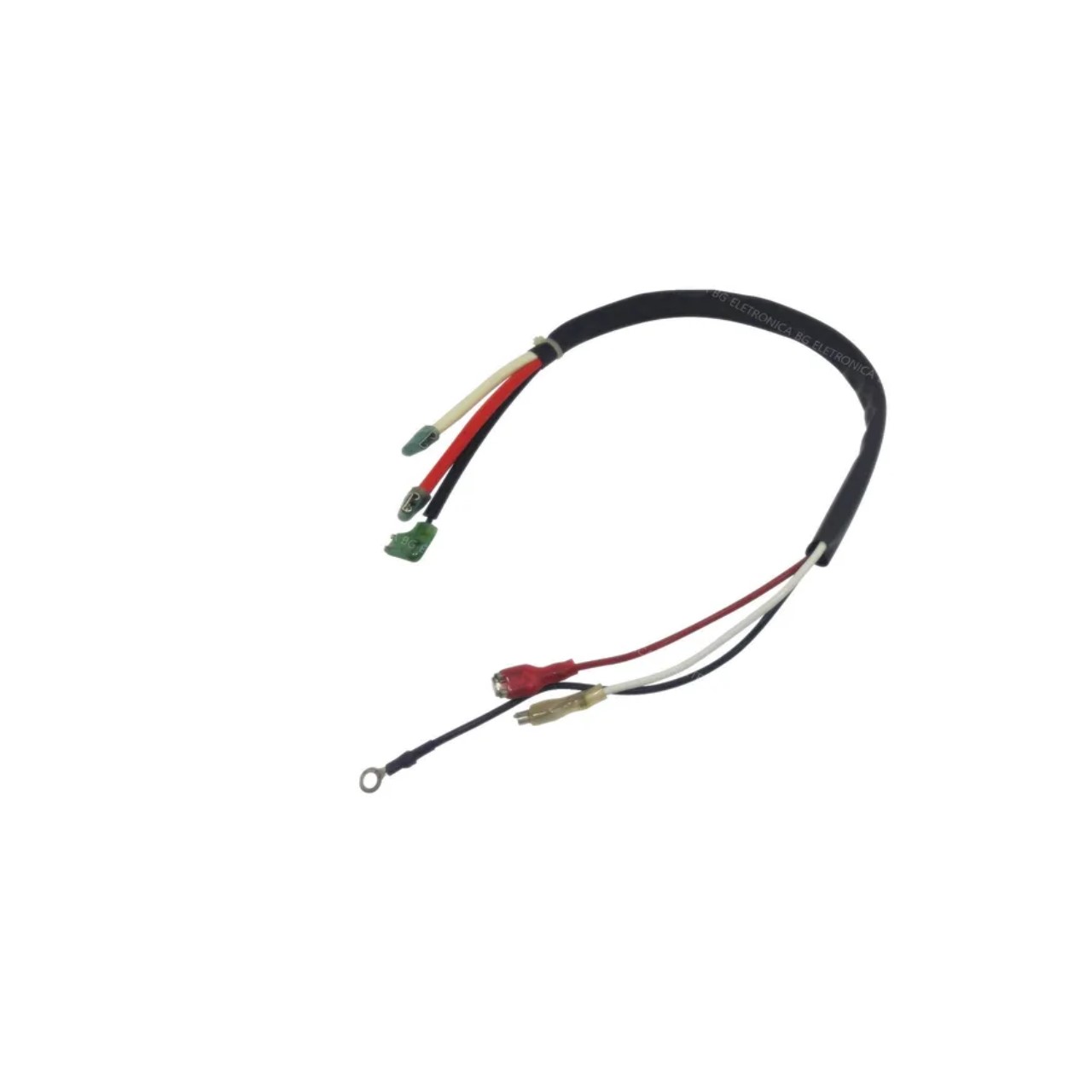 Chicote Fiação Compressor 9000 A 12000 Btus Sem Borne Fio Preto