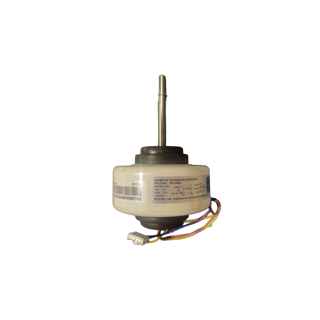 Motor 220v Para Evaporadora Ar Condicionado Samsung Rpg15c-8 Db3100680a