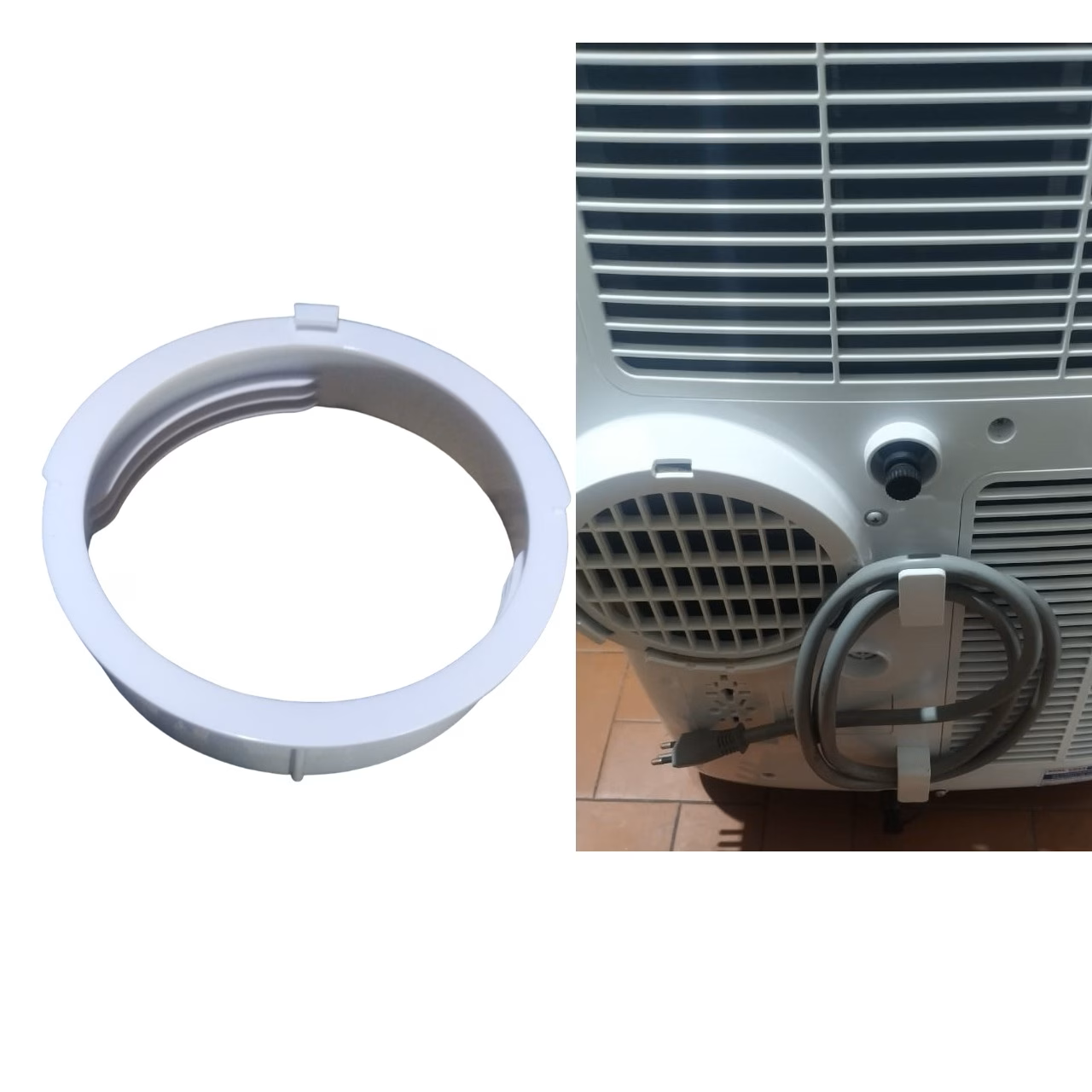 Conector aro com tava U ar condicionado portatil compativel com philco pac12000f5