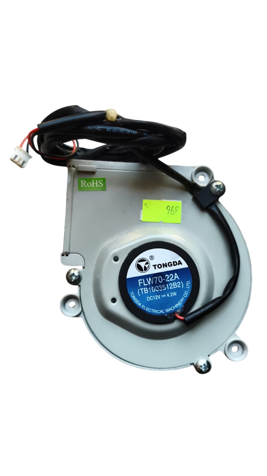 Motor Ventilador Siroco 12vdc Tonga Flw70-22a Compativel Com Brastemp